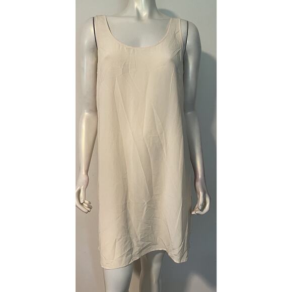 Eileen Fisher Shell Pink Silk Crepe de Chine Long Sleeveless Long Tank M NWT